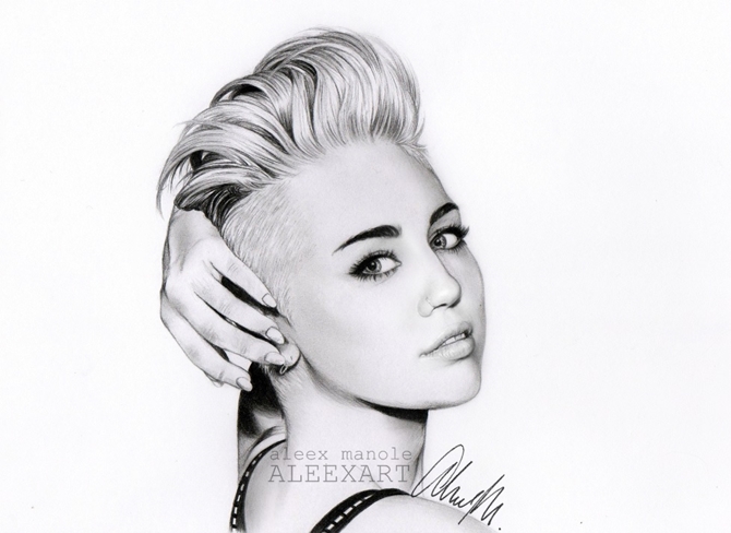 cyrus miley tumblr drawings Karakalem   Cyrus kitapresim Miley